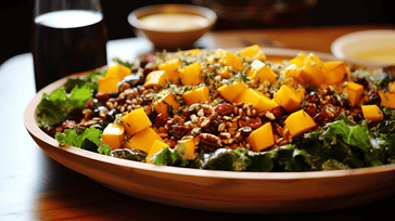 Autumn Harvest Salad with Maple Dijon Dressing
