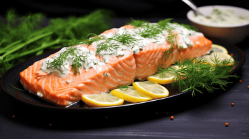 Baked Salmon with Lemon and Dill
