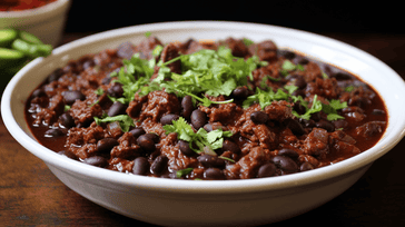 Beef and Black Bean Chili