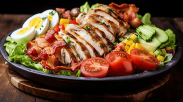 Cobb Salad with Grilled Chicken and Bacon