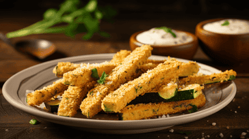 Crunchy Baked Zucchini Fries