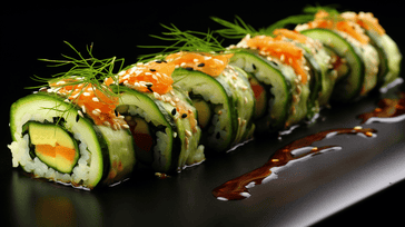 Cucumber Sushi Rolls