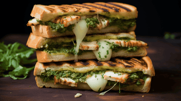 Grilled Chicken and Pesto Panini
