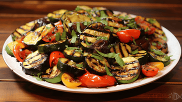 Grilled Vegetable Salad with Balsamic Glaze
