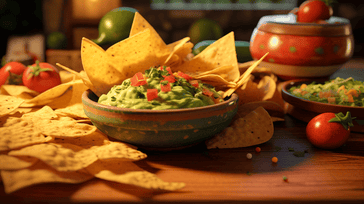 Guacamole and Salsa with Tortilla Chips