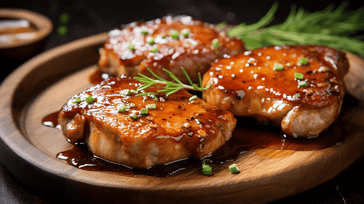 Honey Garlic Glazed Pork Chops