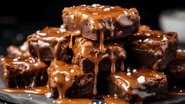 Irresistible Salted Caramel Brownies