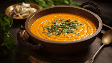 Moroccan Spiced Carrot Soup