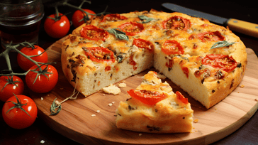 Savory Tomato and Herb Focaccia Bread