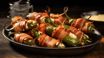 Smoky Bacon-Wrapped Jalapeno Poppers