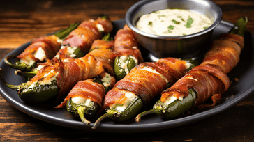 Smoky Bacon-Wrapped Jalapeno Poppers