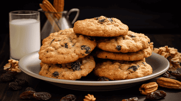 Wholesome Oatmeal Raisin Cookies