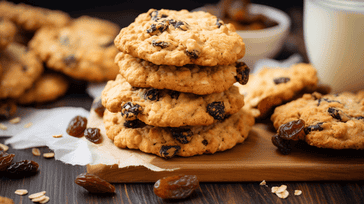 Wholesome Oatmeal Raisin Cookies